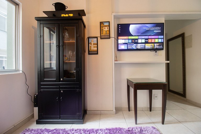 JDF22 - 1 Dorm, Quadra Mar, TV Smart