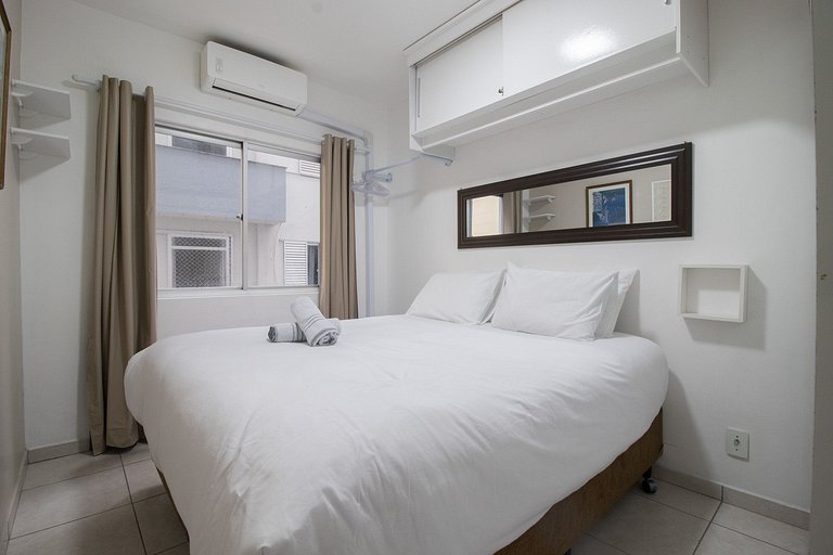 JDF22 - 1 Dorm, Quadra Mar, TV Smart