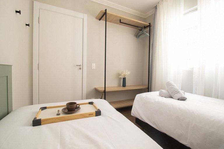 SCR64 - 2 Dorm Climatizados, Confortável, TV Smart