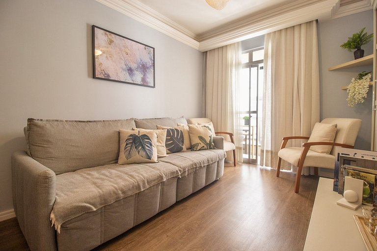 SCR64 - 2 Dorm Climatizados, Confortável, TV Smart