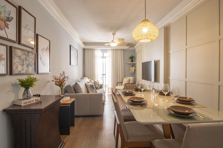 SCR64 - 2 Dorm Climatizados, Confortável, TV Smart