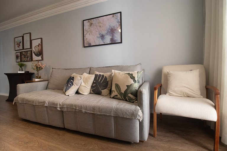 SCR64 - 2 Dorm Climatizados, Confortável, TV Smart