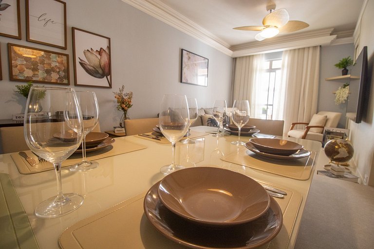 SCR64 - 2 Dorm Climatizados, Confortável, TV Smart