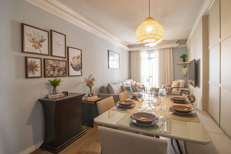 SCR64 - 2 Dorm Climatizados, Confortável, TV Smart