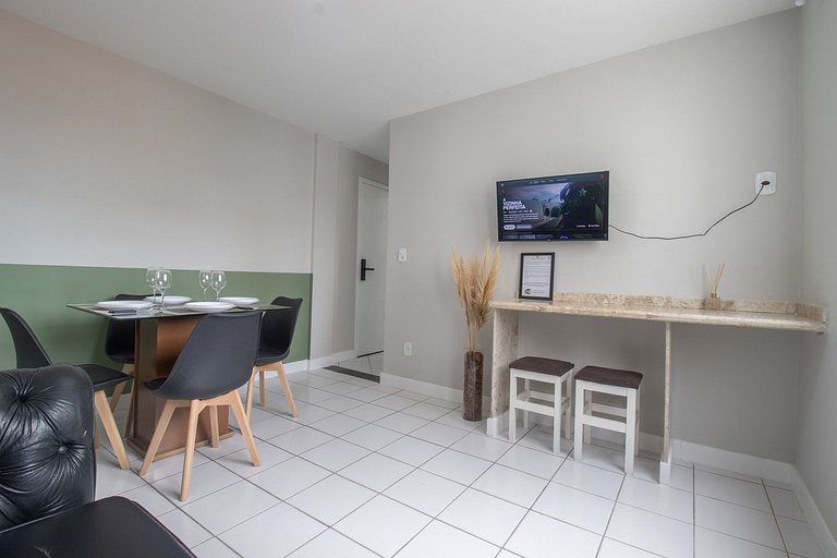 CLI84 - Quadra Mar, Calçadão da Central, 1 Dorm