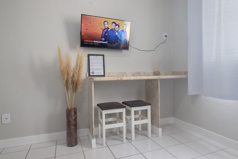 CLI84 - Quadra Mar, Calçadão da Central, 1 Dorm