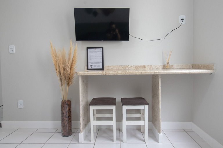 CLI84 - Quadra Mar, Calçadão da Central, 1 Dorm