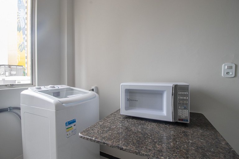 CLI84 - Quadra Mar, Calçadão da Central, 1 Dorm