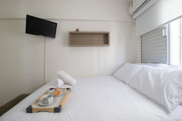 MSL123 - 2Dorm Climatizado, Próx Shopping Atlântico