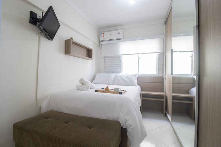 MSL123 - 2Dorm Climatizado, Próx Shopping Atlântico