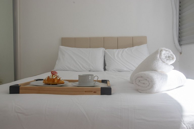 MSL123 - 2Dorm Climatizado, Próx Shopping Atlântico