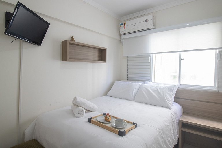 MSL123 - 2Dorm Climatizado, Próx Shopping Atlântico