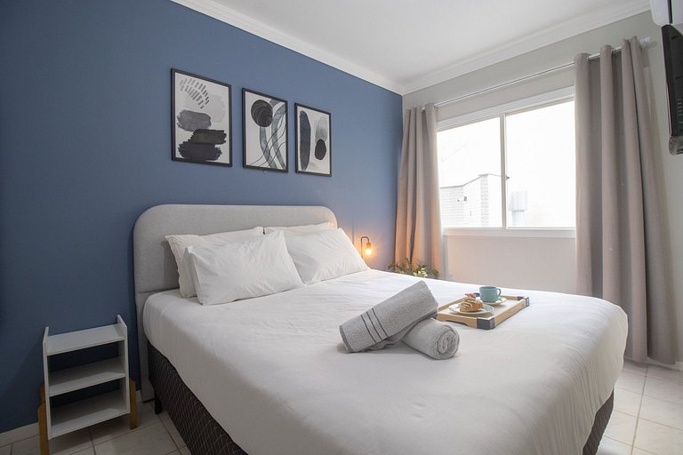 DRS44B - Lado ao Shopping Atlântico, 2 Dorm, Wi-Fi