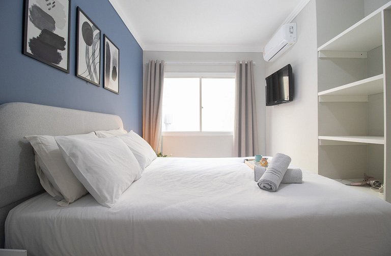 DRS44B - Lado ao Shopping Atlântico, 2 Dorm, Wi-Fi