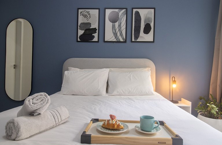 DRS44B - Lado ao Shopping Atlântico, 2 Dorm, Wi-Fi