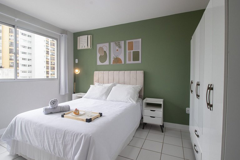 CLI84 - Quadra Mar, Calçadão da Central, 1 Dorm