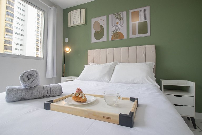 CLI84 - Quadra Mar, Calçadão da Central, 1 Dorm