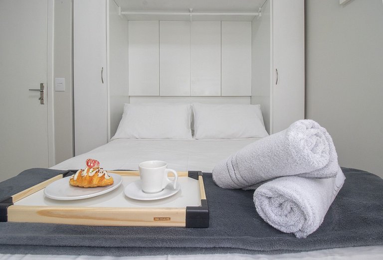 LAS72 - Av. Central, 2 Dorm, Tv Smart, Wi-Fi