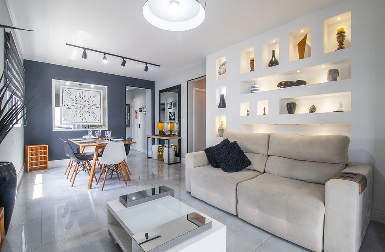 DGE92 - Elegante, 2 Dorm, Churrasqueira na Sacada