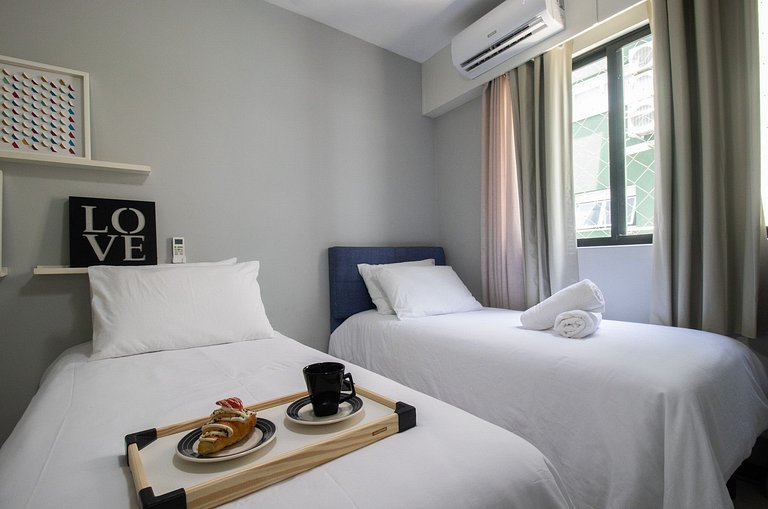 DGE92 - Elegante, 2 Dorm, Churrasqueira na Sacada