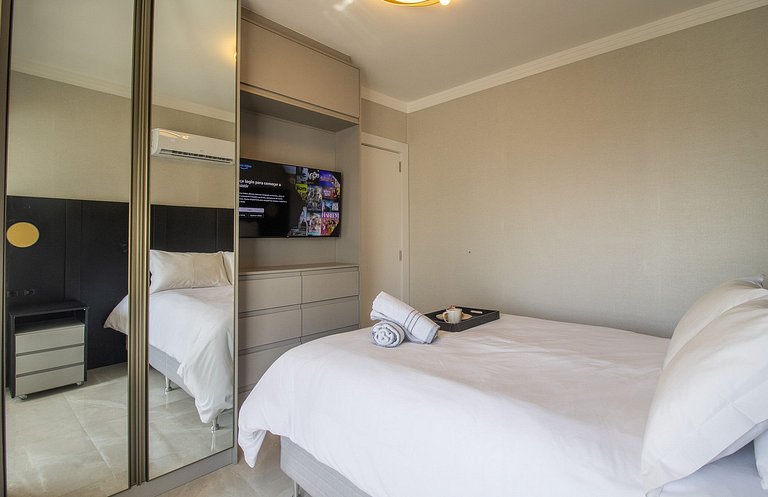 ACG193 - Quadra Mar, 2 Dorm, Climatizado, Charmoso