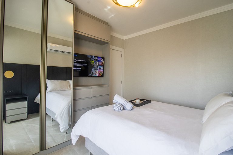 ACG193 - Quadra Mar, 2 Dorm, Climatizado, Charmoso