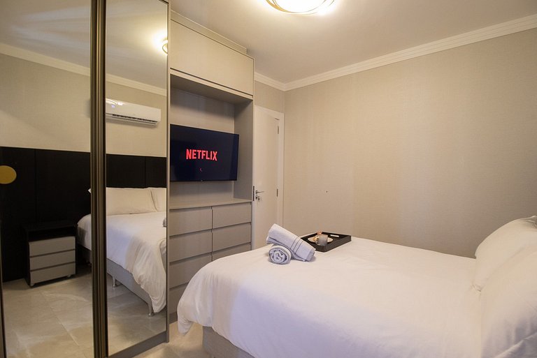 ACG193 - Quadra Mar, 2 Dorm, Climatizado, Charmoso