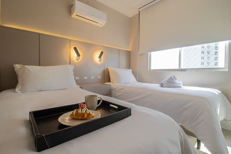 ACG193 - Quadra Mar, 2 Dorm, Climatizado, Charmoso