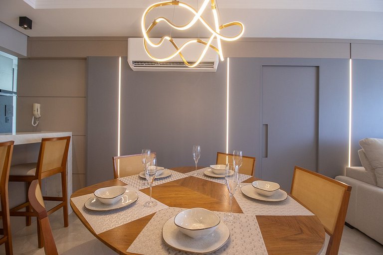 ACG193 - Quadra Mar, 2 Dorm, Climatizado, Charmoso