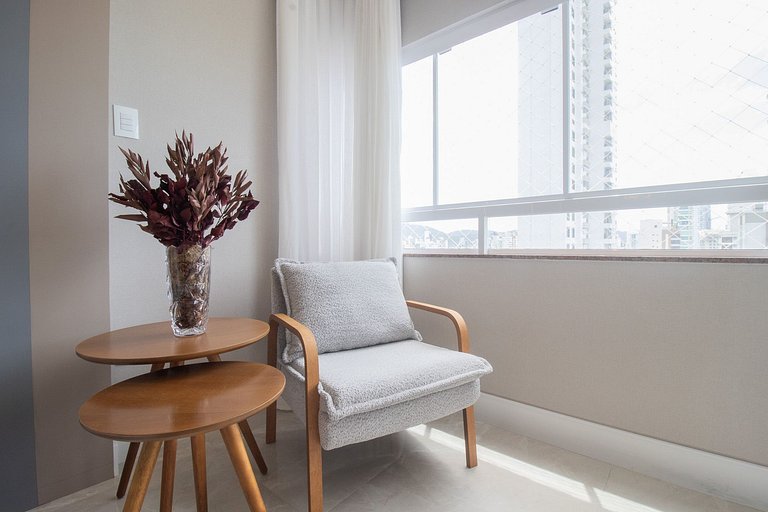 ACG193 - Quadra Mar, 2 Dorm, Climatizado, Charmoso