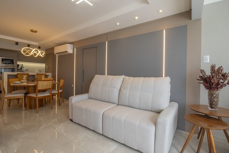 ACG193 - Quadra Mar, 2 Dorm, Climatizado, Charmoso