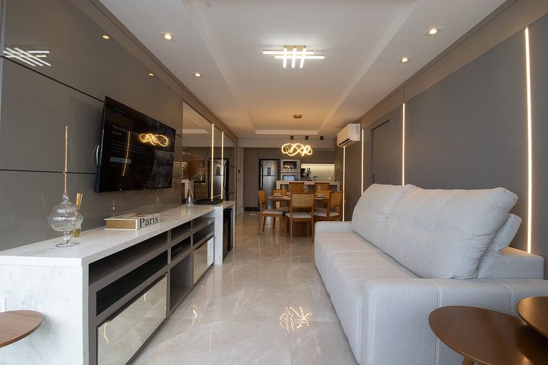 ACG193 - Quadra Mar, 2 Dorm, Climatizado, Charmoso