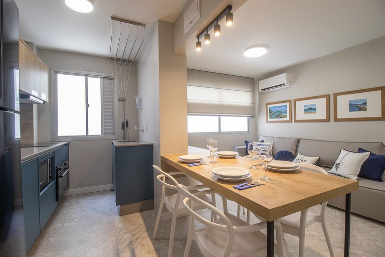 ACC12C - 2 Dorm, Quadra Mar, Climatizado, TV Smart