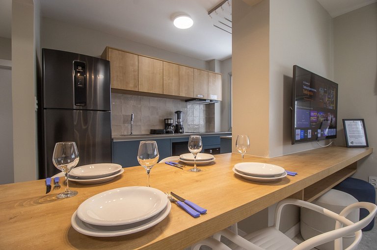 ACC12C - 2 Dorm, Quadra Mar, Climatizado, TV Smart