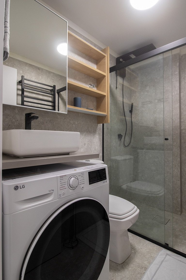 ACC12C - 2 Dorm, Quadra Mar, Climatizado, TV Smart