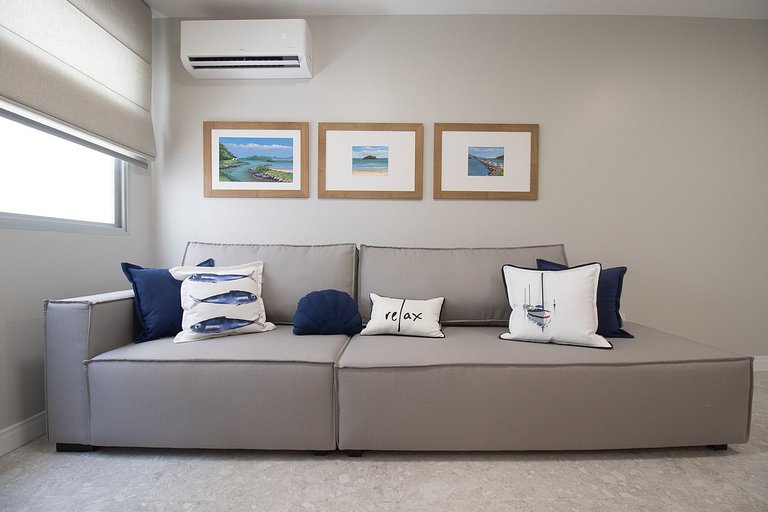 ACC12C - 2 Dorm, Quadra Mar, Climatizado, TV Smart