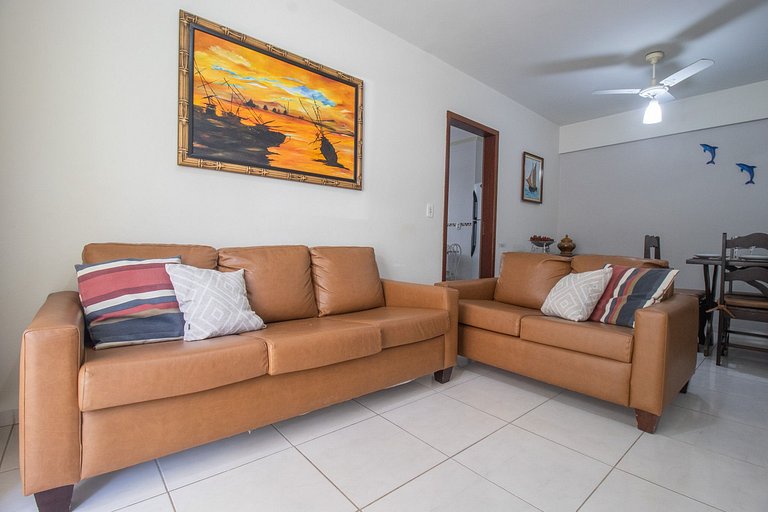 VNZ42B - Climatizado, Quadra Mar, Garagem, Wi-Fi