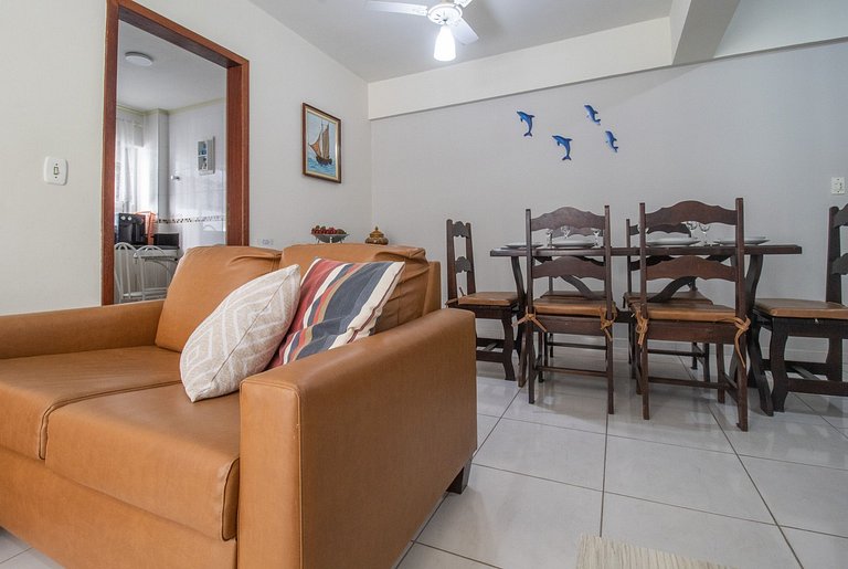 VNZ42B - Climatizado, Quadra Mar, Garagem, Wi-Fi