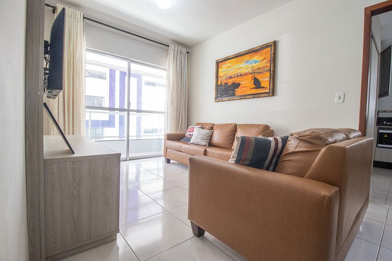 VNZ42B - Climatizado, Quadra Mar, Garagem, Wi-Fi