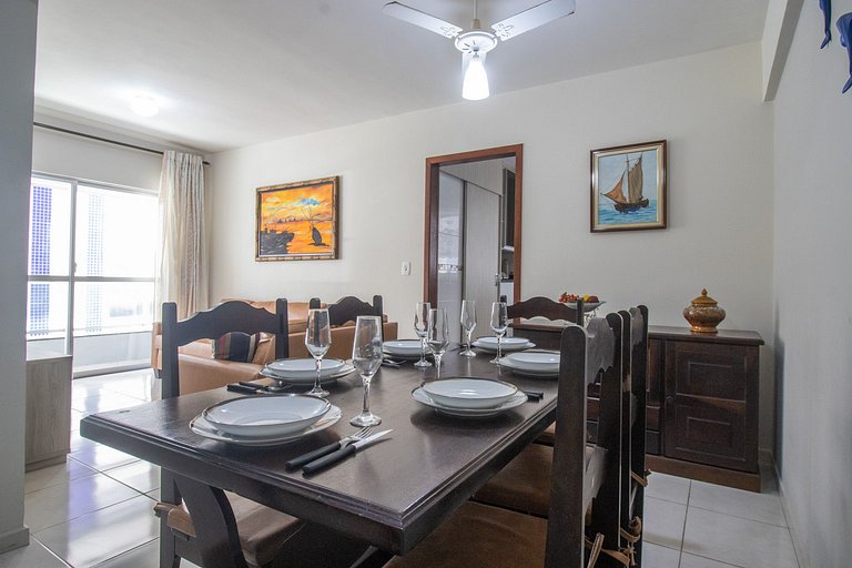 VNZ42B - Climatizado, Quadra Mar, Garagem, Wi-Fi