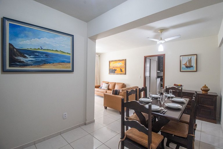 VNZ42B - Climatizado, Quadra Mar, Garagem, Wi-Fi