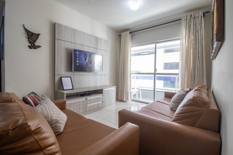 VNZ42B - Climatizado, Quadra Mar, Garagem, Wi-Fi