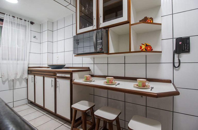 BK93 - 2 Dorm, TV Smart, Garagem, Próx. Calçadão