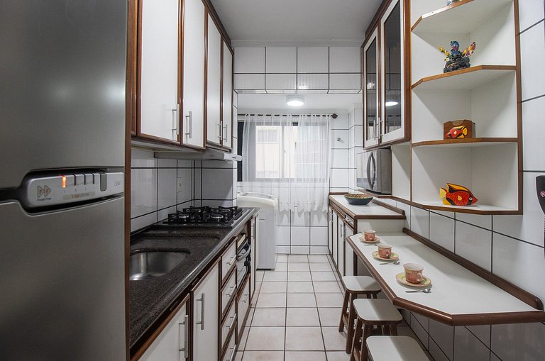 BK93 - 2 Dorm, TV Smart, Garagem, Próx. Calçadão