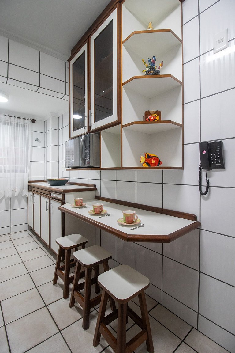 BK93 - 2 Dorm, TV Smart, Garagem, Próx. Calçadão