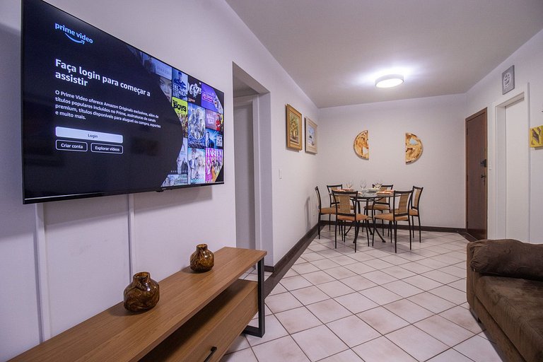 BK93 - 2 Dorm, TV Smart, Garagem, Próx. Calçadão