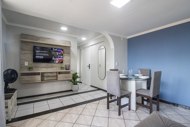 CLR82 - Calçadão, 1 Dorm Climatizado, Garagem