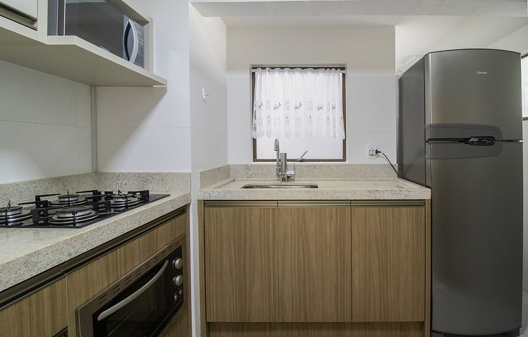 SLE72 - 2 Dorm, Climatizado, Smart TV, Barra Sul