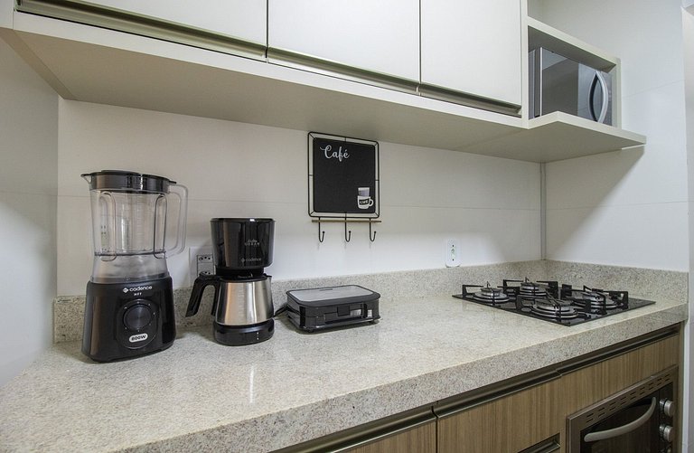 SLE72 - 2 Dorm, Climatizado, Smart TV, Barra Sul