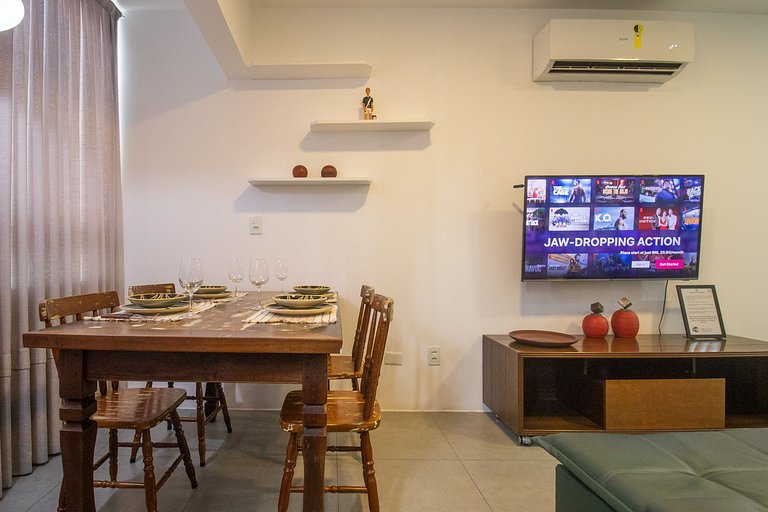 NVR24B - Quadra Mar, 2 Dormitórios, TV Smart